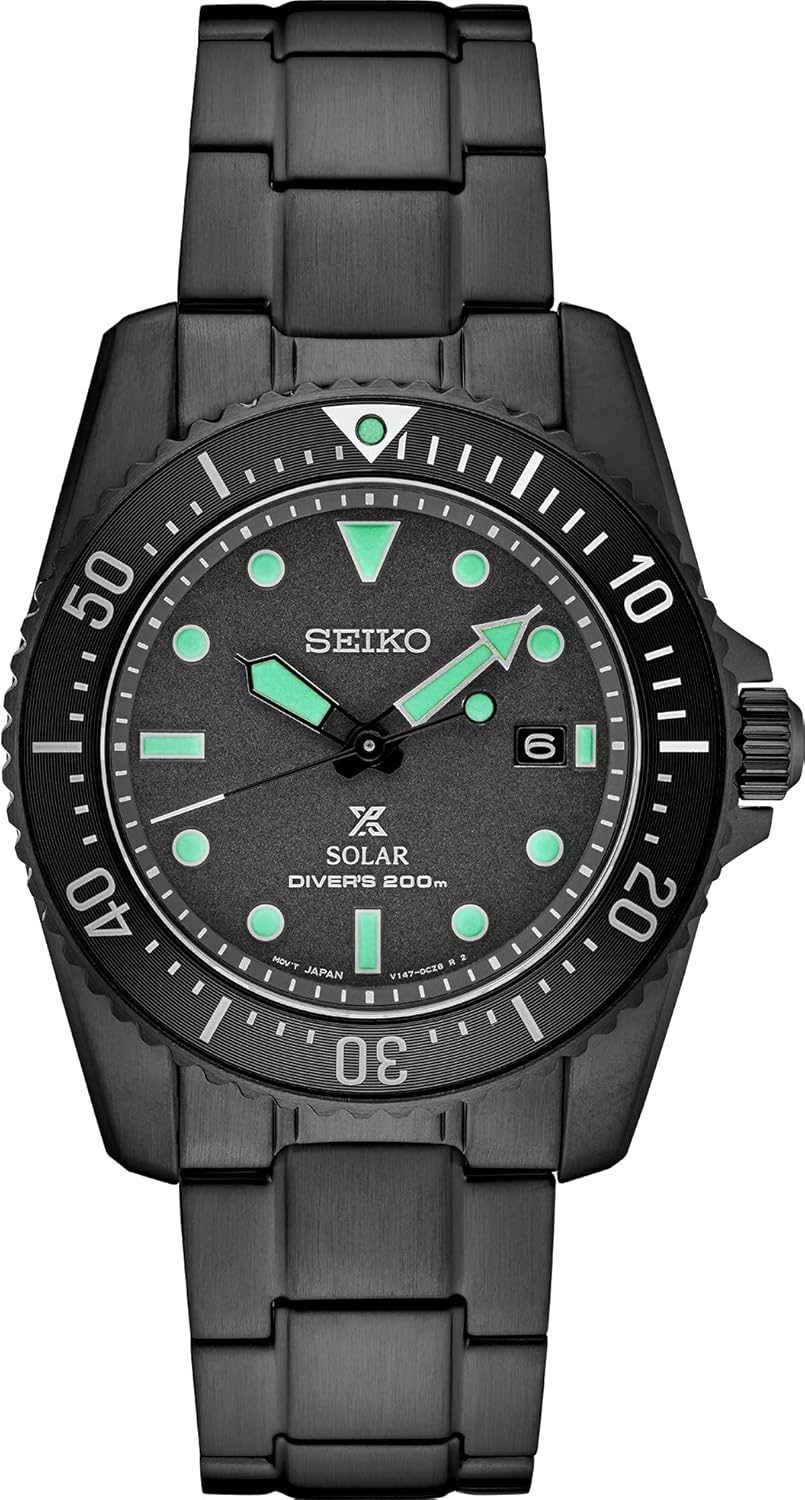 SEIKO Solar Dive Watch for Men - Prospex Collection